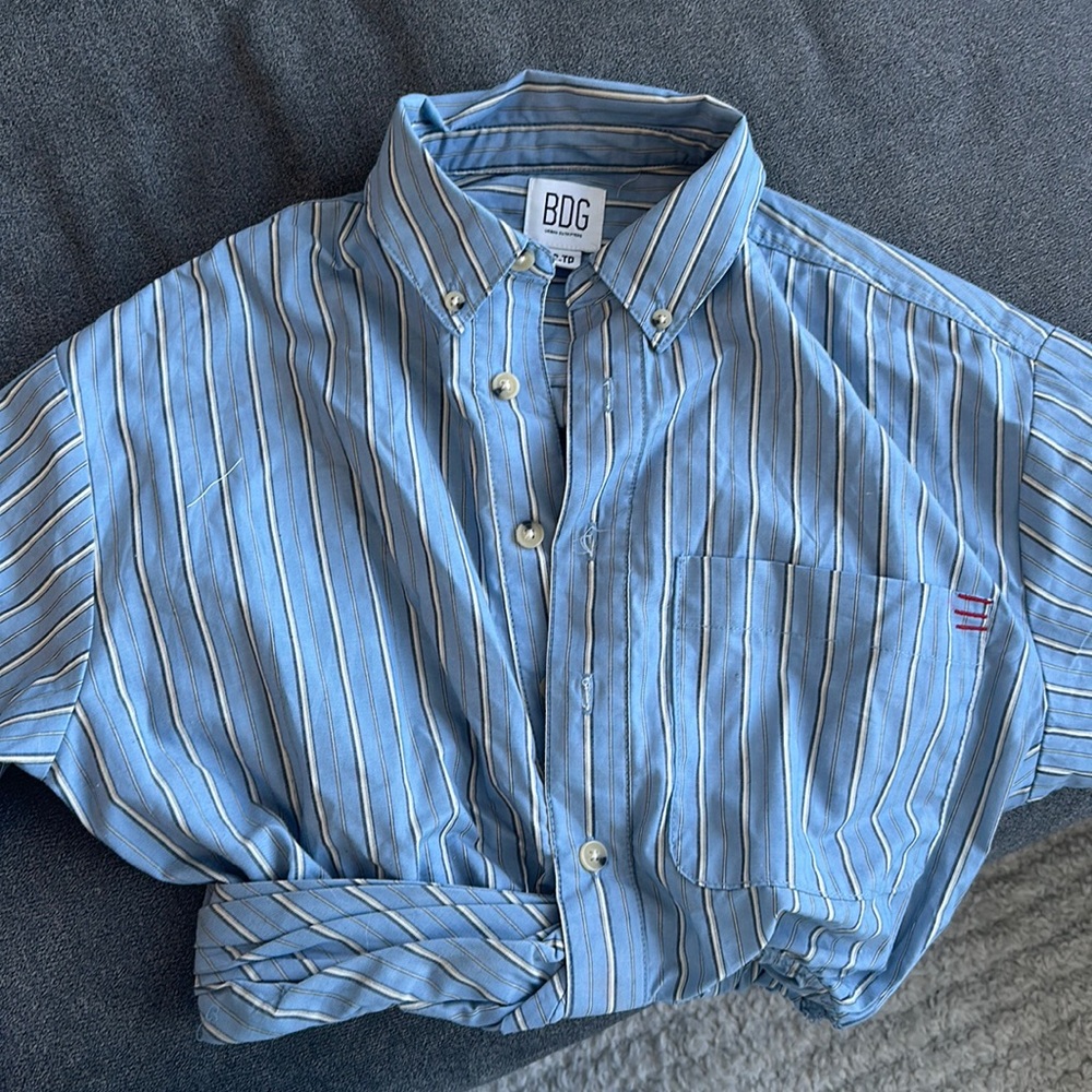 COPY - BDG cropped button up